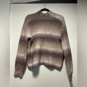 Gradient Stunning Turtleneck Sweater